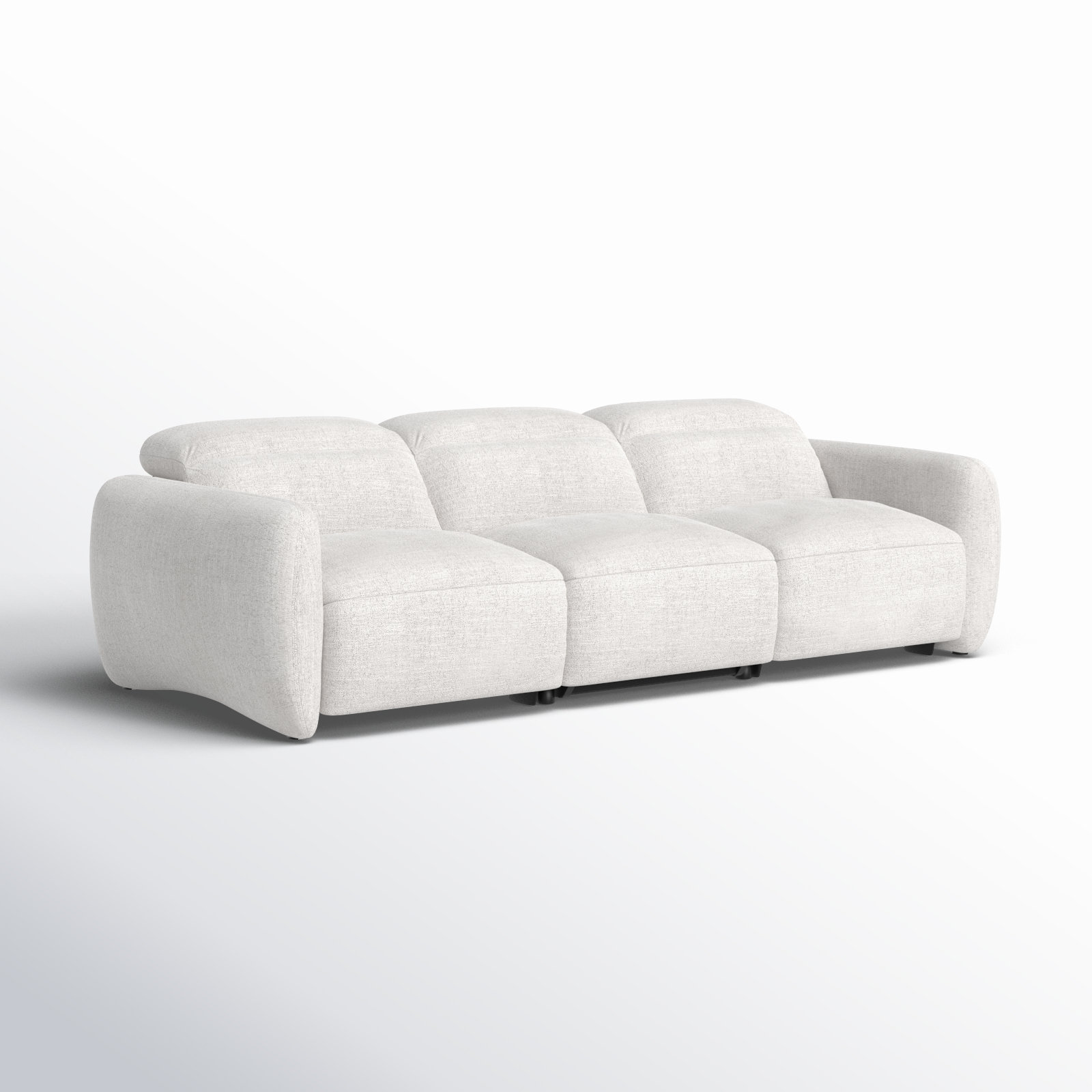 Astro 109'' Upholstered Power Reclining Sofa, Nathan Wheat Tweed