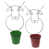 Vert pomme / rouge