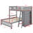 Twin Over Full Bunk Bed With Drawers-368167982