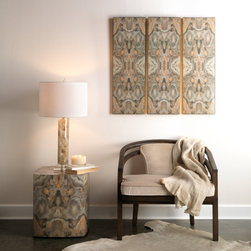 Table de bout Ink Blot Block