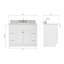 Ensemble de meuble-lavabo simple 43 po Partham-67491842