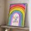 Love Loudly Collection B Framed Print - Solid Wood-201460470