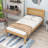 Citarelli Wood Platform Bed with Headboard-1948500531