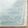 Rodgers Hand Woven Flat Weave Wool/Cotton Geometric Rug in Light Blue/Ivory