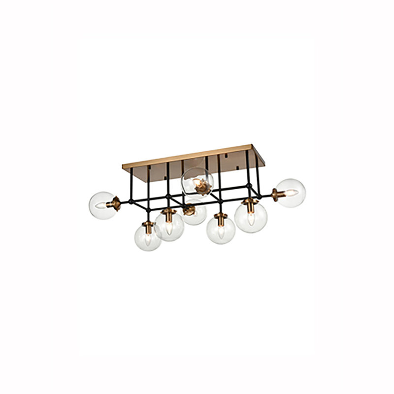 Tony Glass Semi Flush Mount