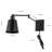 Cary Iron Plug-in Swing Arm Sconce-62787555