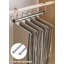Cintre pour pantalons pliable en acier inoxydable-1066753852
