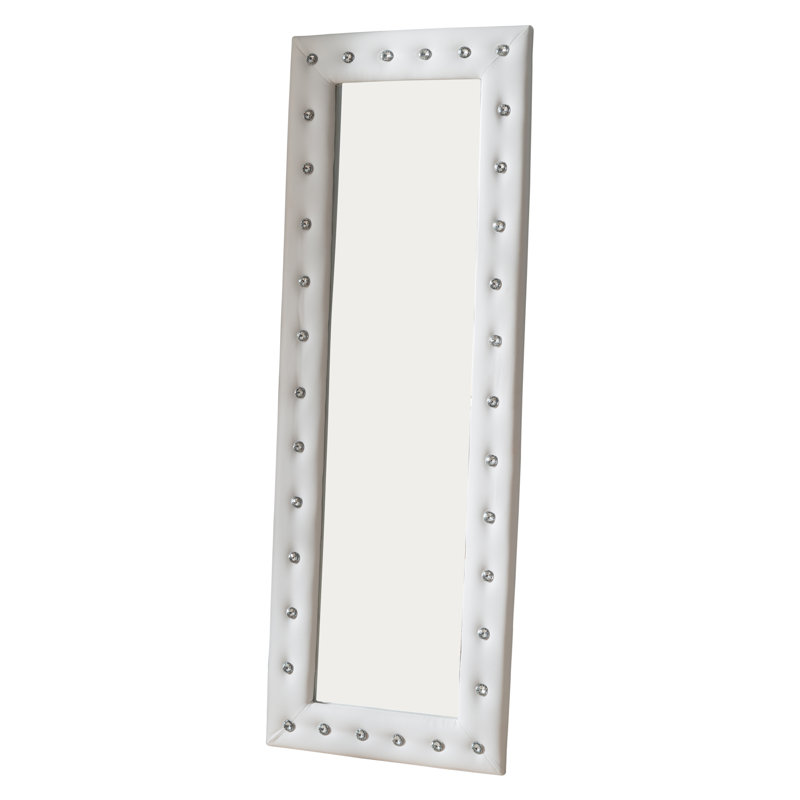 Miroir pleine grandeur moderne Sanem, Blanc