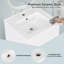 Meuble-lavabo de 20 po avec lavabo en céramique, tablette de porte et tablette réglable-1217693856
