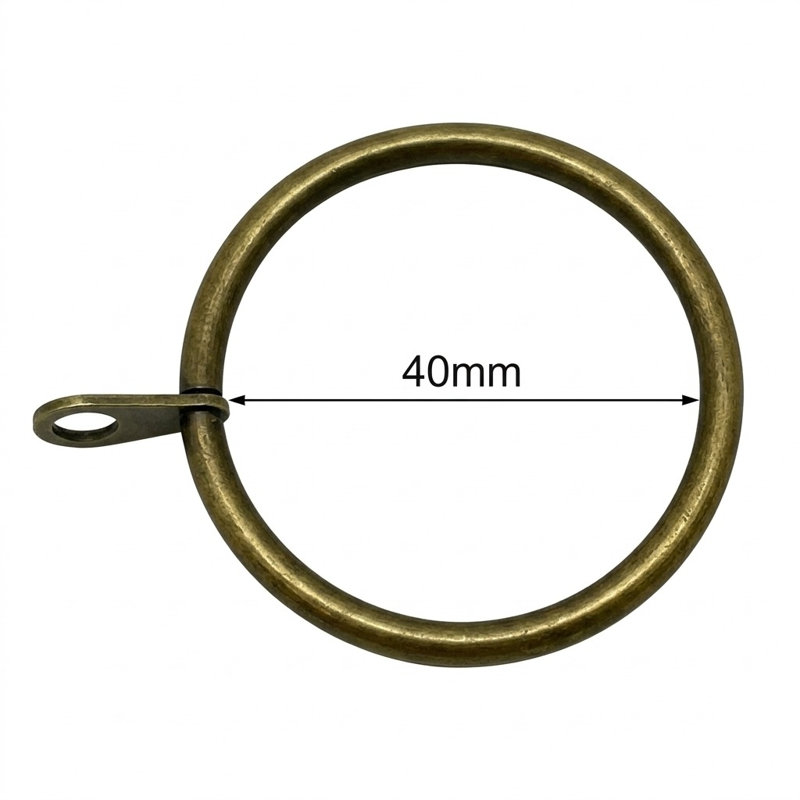 Natural 4 cm Curtain Rings