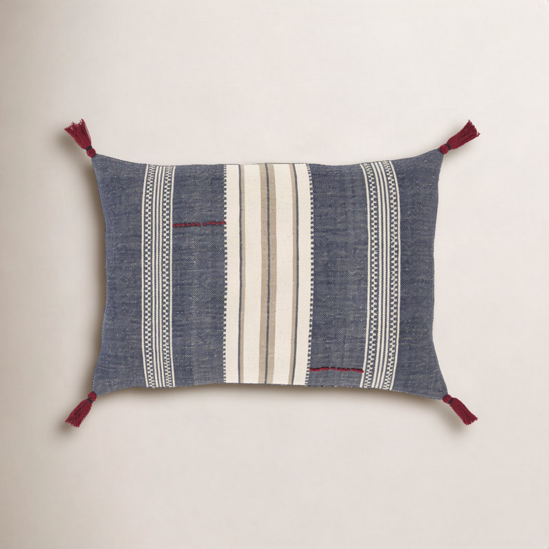 Gordon Tassels Throw Pillow, Down