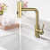 11.7"H Stainless 360° Swivel Bathroom Faucet With 3-Function Pull-Out Sprayer