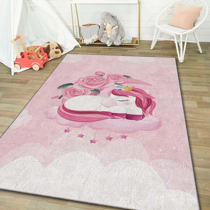 Tapis luxueux (2,6 x 4,6 pieds), 100% polyester, 740 g / m² | Tissu de velours doux, envers en feutre antidérapant, éponge stratifiée pour le confort | Antibactérien, lavable à la machine à 30 ° C | Élégante décoration intérieure