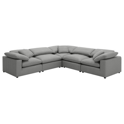 Canapé modulaire rembourré 5 pièces Segoura
