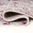 Contemporary Pop Modern Abstract Vintage Faded Maroon/Gray Rug-1075811671