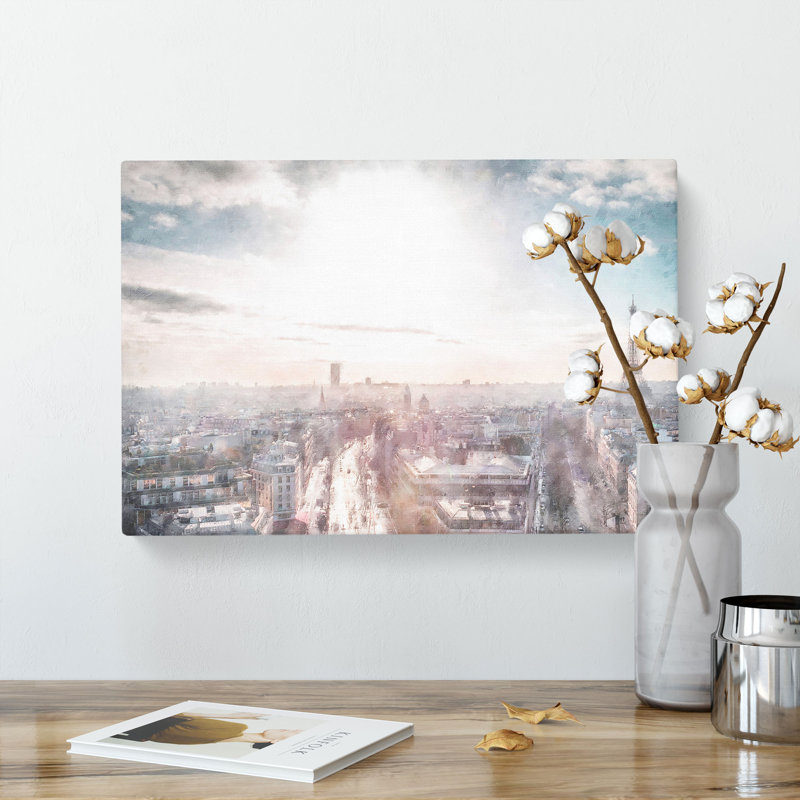 Paris In Sunlight - Wrapped Canvas, 50cm H x 76cm W x 3cm D