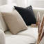 Housse de coussin en avoine 18 po x 18 po, housse carrée neutre neutre avec fermeture à glissière cachée, coussin de salon minimaliste-101750618-101750617