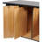 Mobile Science Cart with External Drawers, Pegboard, Sink, Whiteboard/Mirror
