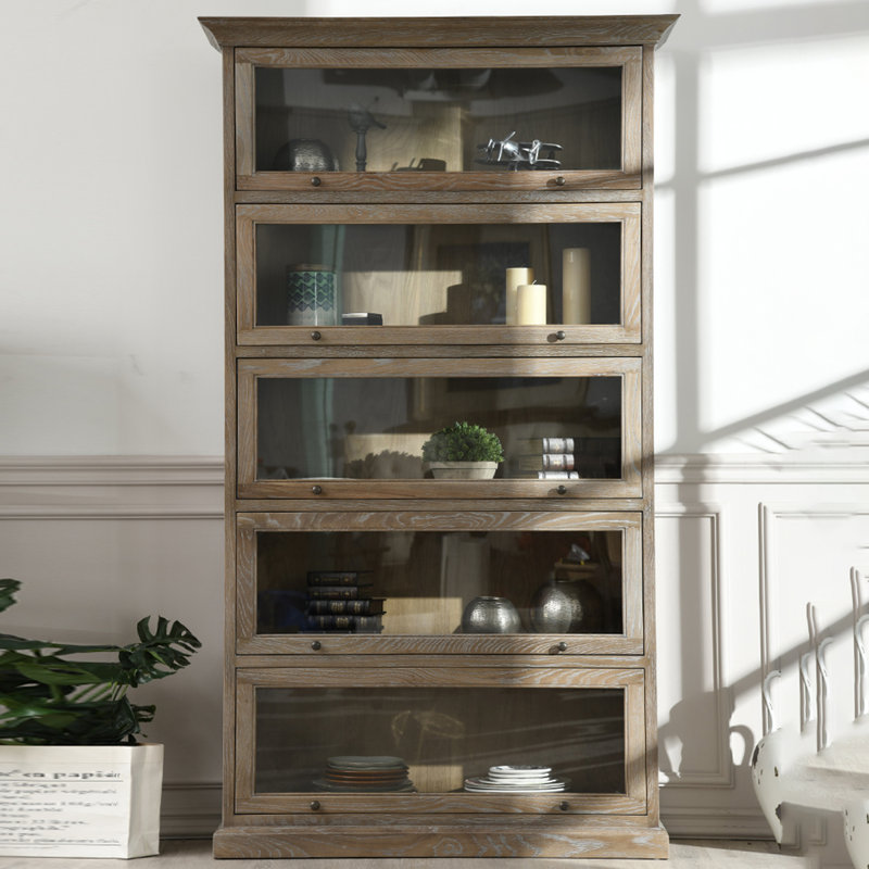 Image couleur solide + bois manufacturé + vitrines