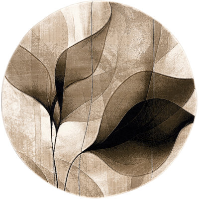 Alva Collection Abstract Patterned Modern & Contemporary Area Rug