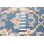 Tapis unique bleu foncé de 2 pi 8 po x 9 pi 10 po