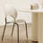 Simple Cream Style Rock Slab Round Table Set