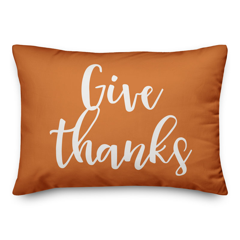 Throw Pillow, Orange