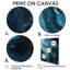 Art mural bleu sarcelle Agate Waves of Glam Gold I-1675726690-1675726692