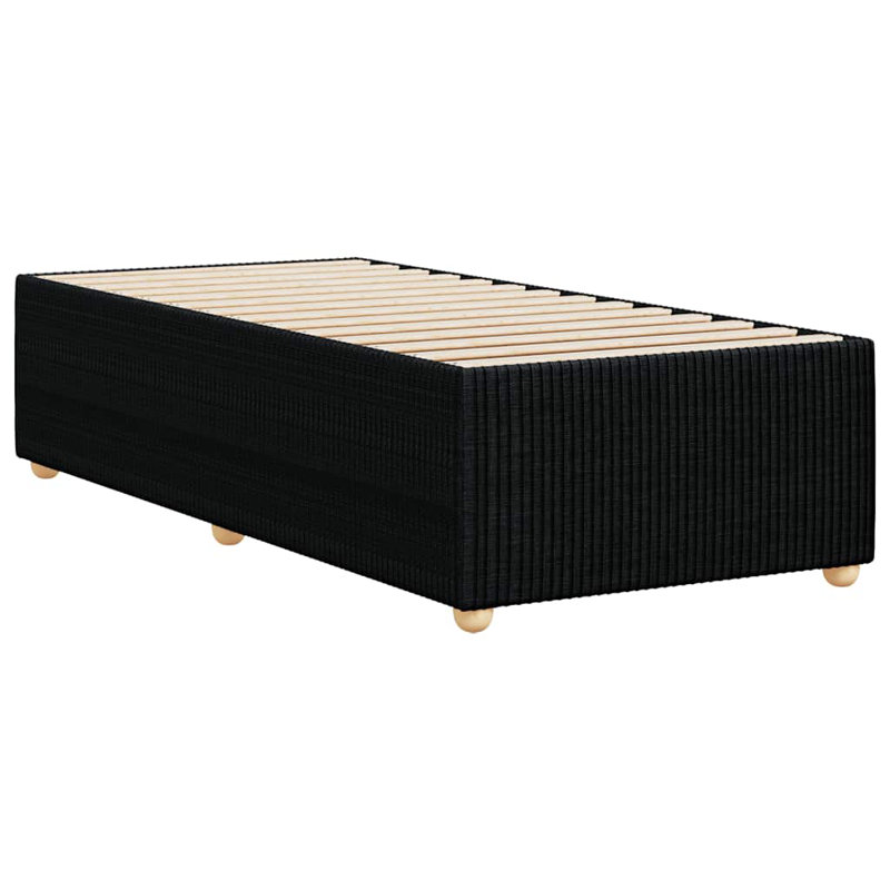 Sontich Upholstered Bed, Single (3'), Black