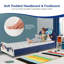 Lit plateforme en tissu pour enfants