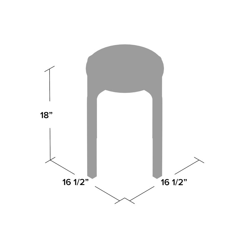 Thurston Solid Wood Counter Stool
