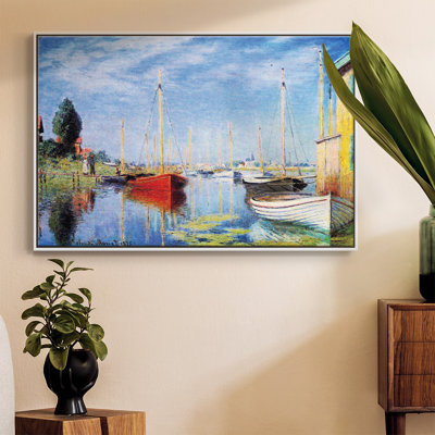" Pleasure Boats At Argenteuil " by Claude Monet