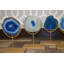 Sculpture Agate Slice sur un support