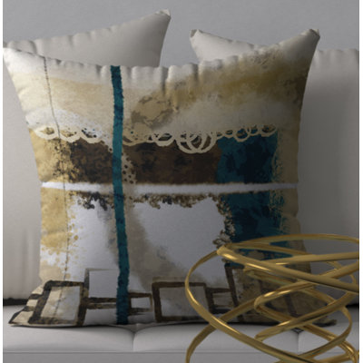 Shapely Superlative Square Pillow Cover & Insert