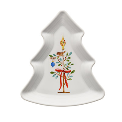 Fiesta Nutcracker Tree Shaped Plate 10 1/8 Inch