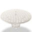 Round Metal Outdoor with Umbrella Hole Bistro Table - 70 cm W 70 cm D-1899488489