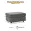 Armstid Upholstered Ottoman-113006015