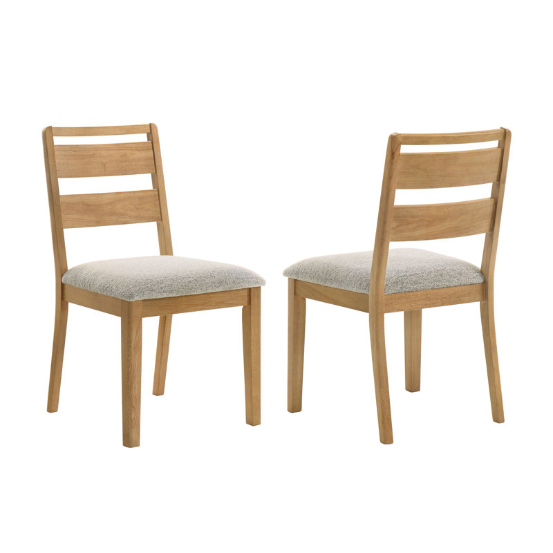 Set Of 2 Ladder Back Dining Chairs(Only Dining Chairs)