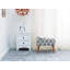 Elwyn 50cm Wide Rectangle Geometric Footstool Ottoman