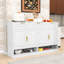 Armoire de rangement élégante avec amplement d'espace de rangement et tablettes réglables-804551408