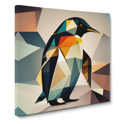 Penguin Cubism - No Frame Print