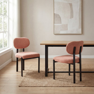 19" Wide Modern Soft Industrial Upholstered Side Chair by Ebern Designs