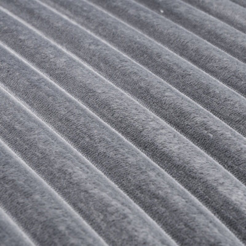 Canapé modulaire en L 105 po, Gris, Orienté à gauche (vu de face)