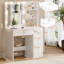 Bureau de maquillage avec lumière et miroir-233200206