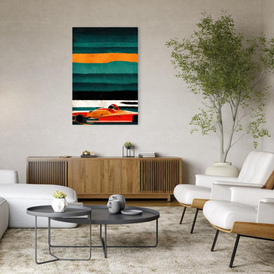 Vibrant F1 Racing Contemporary Wall Art