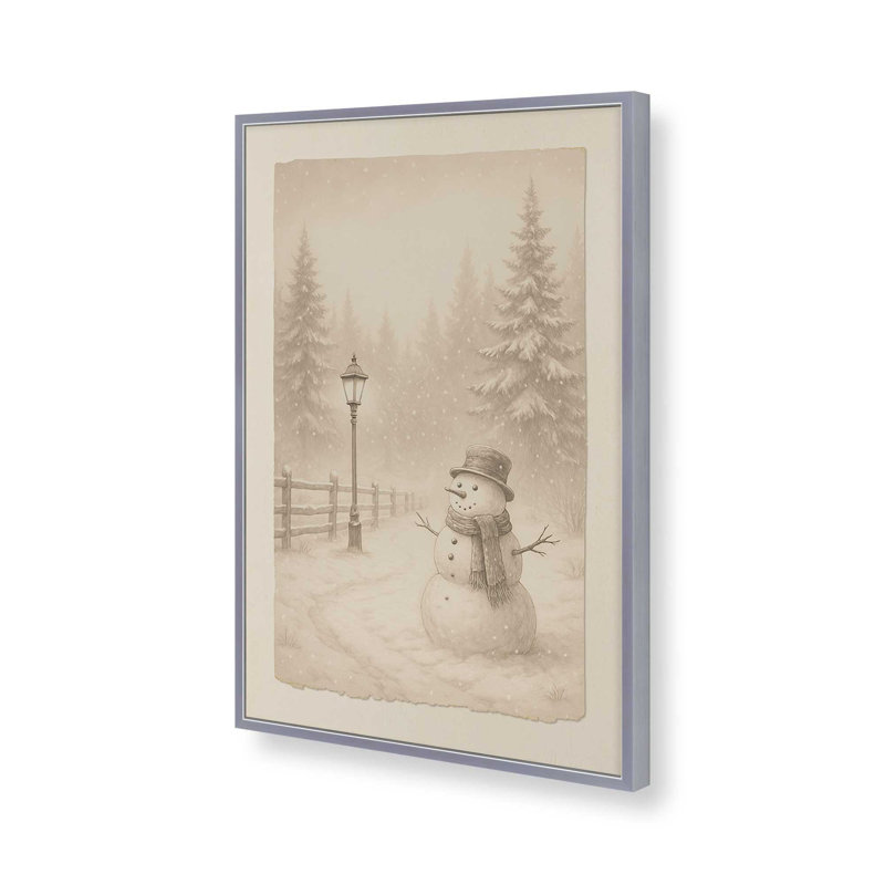 «Whispers of Winter», reproduction d'art, 11 po x 14 po, Chrome poli