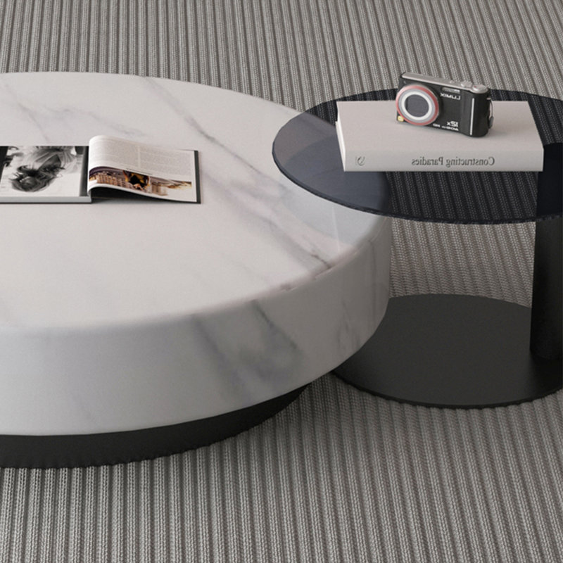 Table basse Minimalist Creative, H 11,8 po x l 43,3 po x P 43,3 po