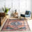 Lunn SplashGuard Traditional Machine Washable Area Rug-859378506