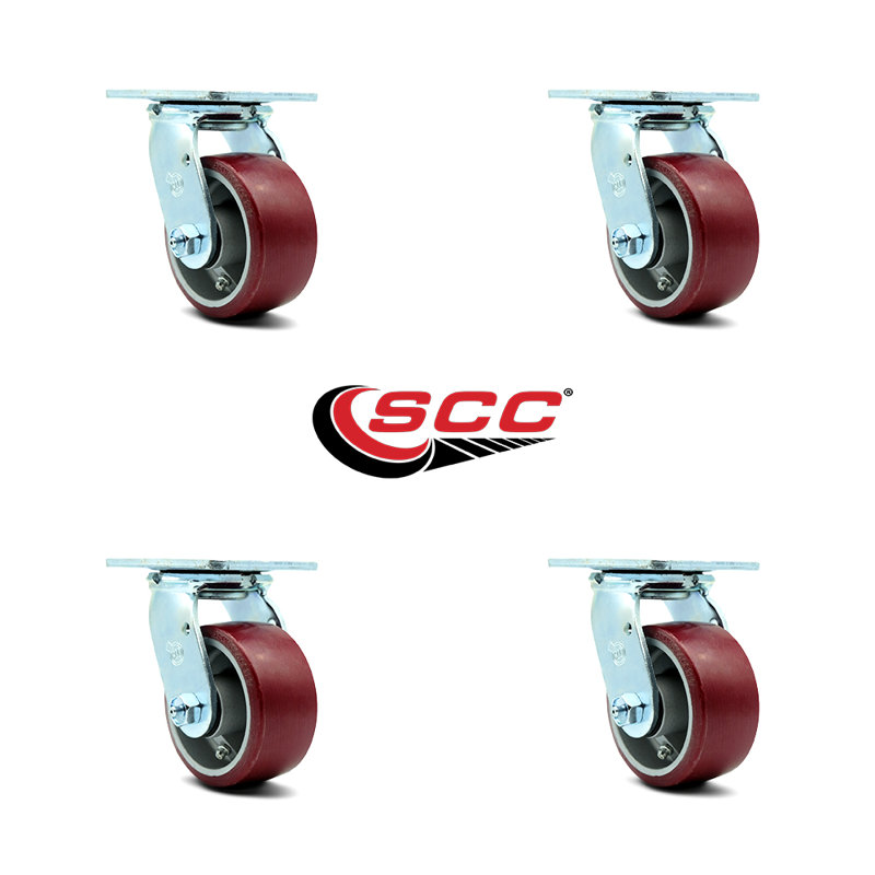 Poly and Aluminum Caster