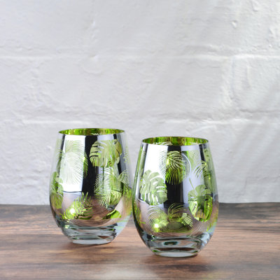 Tropical Leaves DOF Tumblers